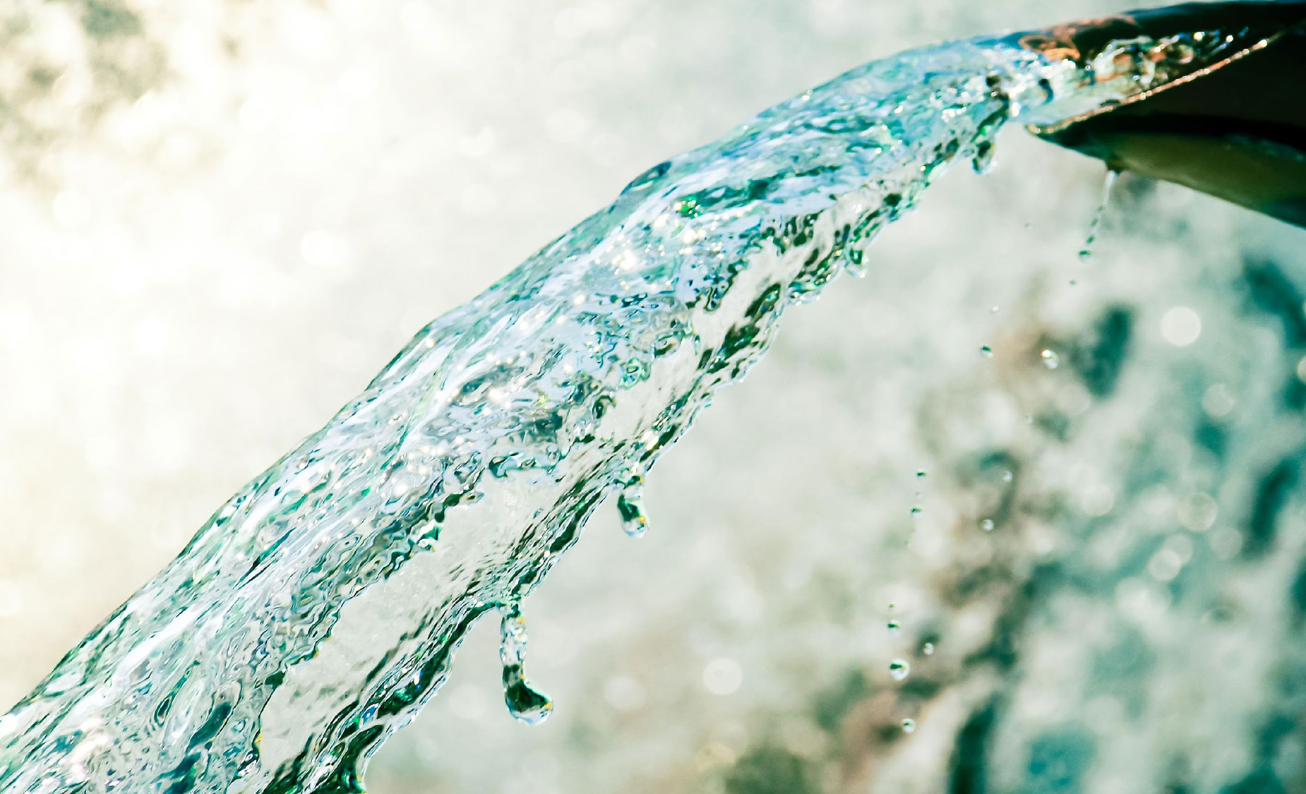 a stream of water
